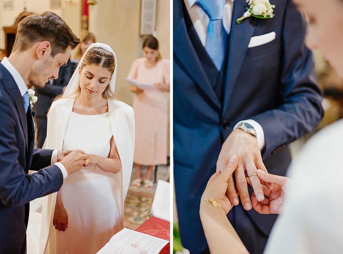 fotografo di matrimoni toscana chiesa cerimonia anelli sposi